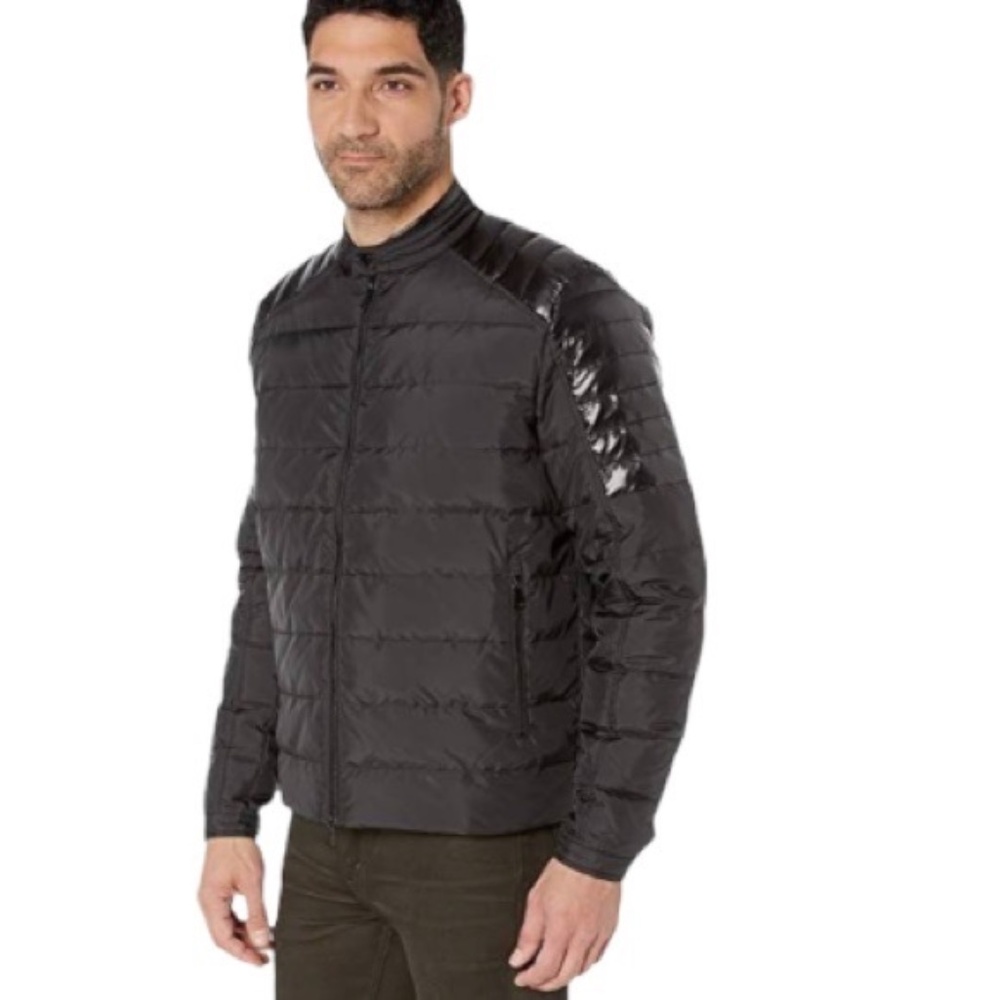 NWT Bugatchi Down Padded Puffer Woven Jacket Coat Small